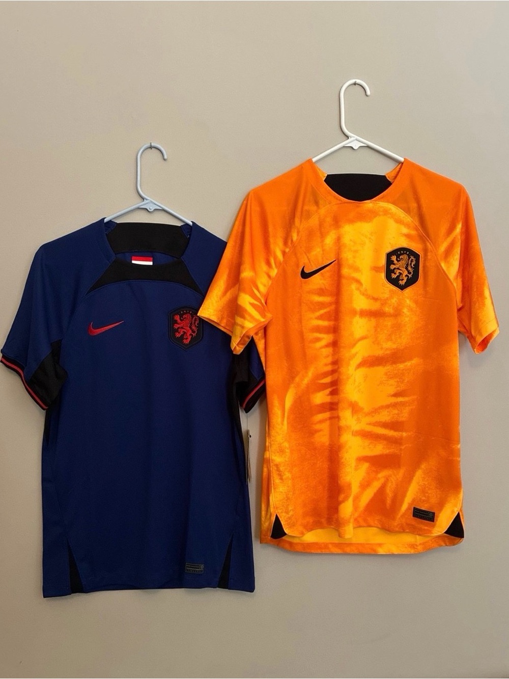 Nike Netherlands 2022/2023 Home And Away Jersey Bundle (Different sizes)